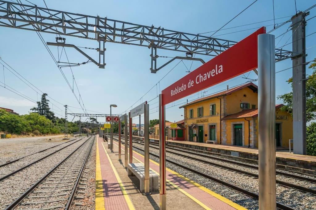 Casa Hortensia. Barbacoa En Robledo De Chavela La Estacion Екстер'єр фото